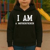 I Am A Motherfucker Kids Hoodie thumb 3