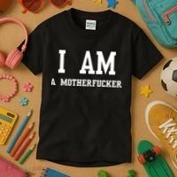 I Am A Motherfucker Kids T-Shirt thumb 3