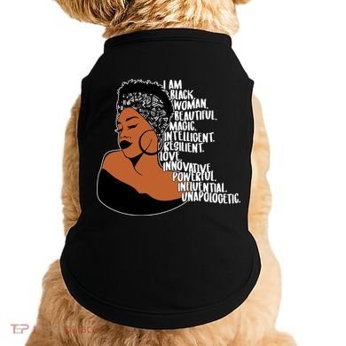 I Am A Proud Black Woman Beautiful Powerful Doggie Tank