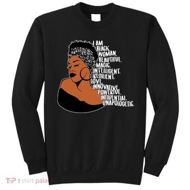 I Am A Proud Black Woman Beautiful Powerful Sweatshirt