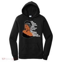 I Am A Proud Black Woman Beautiful Powerful Women's Hoodie thumb 0