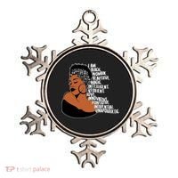 I Am A Proud Black Woman Beautiful Powerful Ornament thumb 0