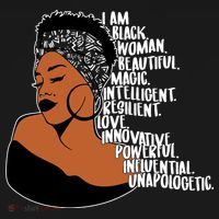 I Am A Proud Black Woman Beautiful Powerful Women's Tank Top thumb 5