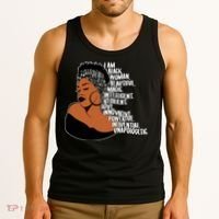 I Am A Proud Black Woman Beautiful Powerful Tank Top thumb 3