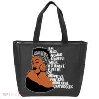 I Am A Proud Black Woman Beautiful Powerful Tote Bag thumb 0