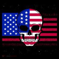 I Am A Real American Skull Flag Coffee Mug thumb 5