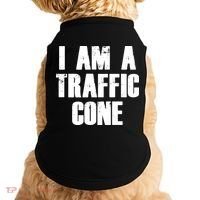 I Am a Traffic Cone Lazy costume Doggie Tank thumb 0