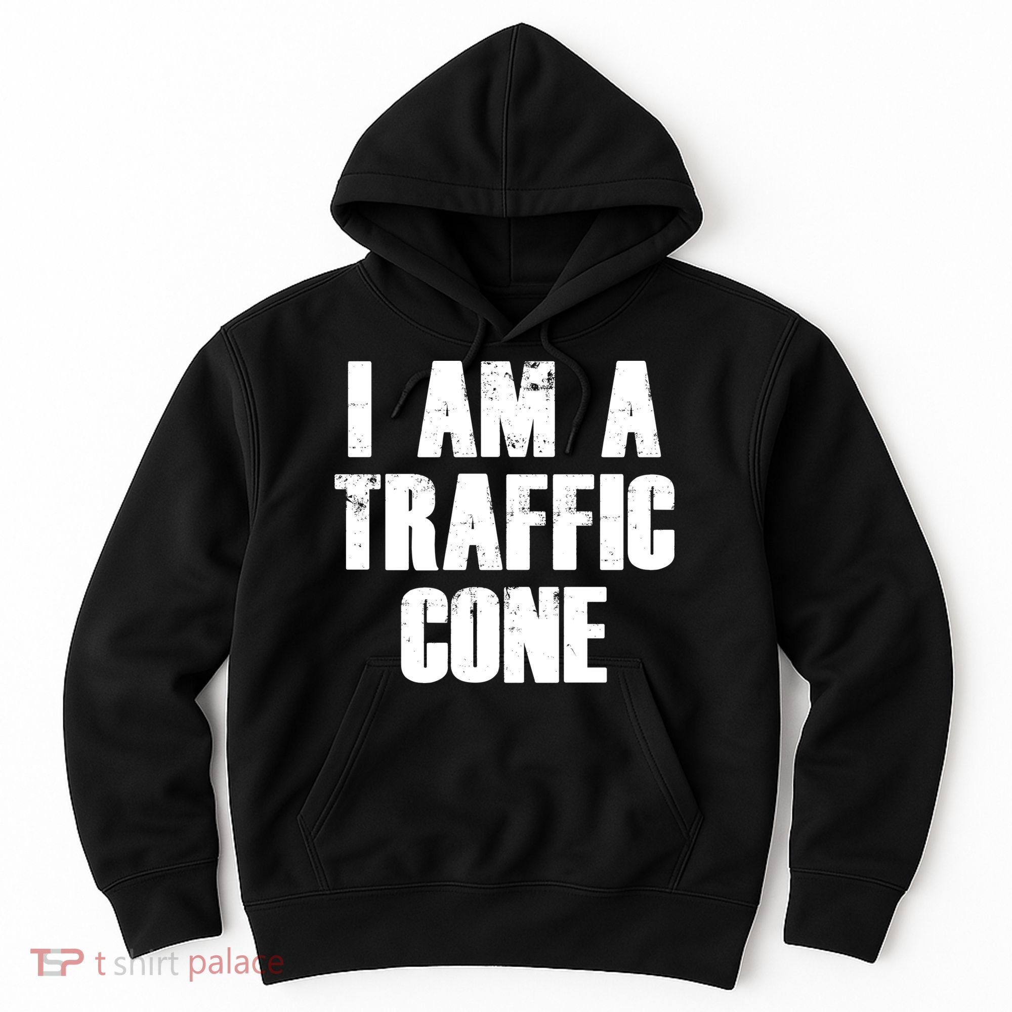 I Am a Traffic Cone Lazy costume Hoodie