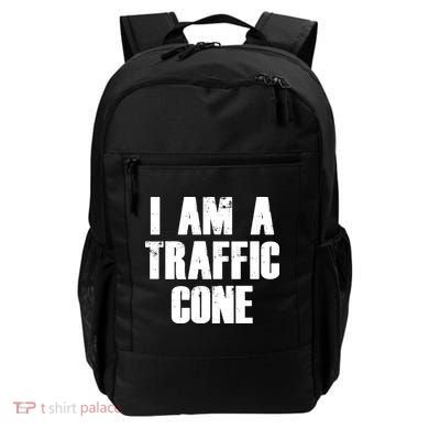 I Am a Traffic Cone Lazy costume Backpack