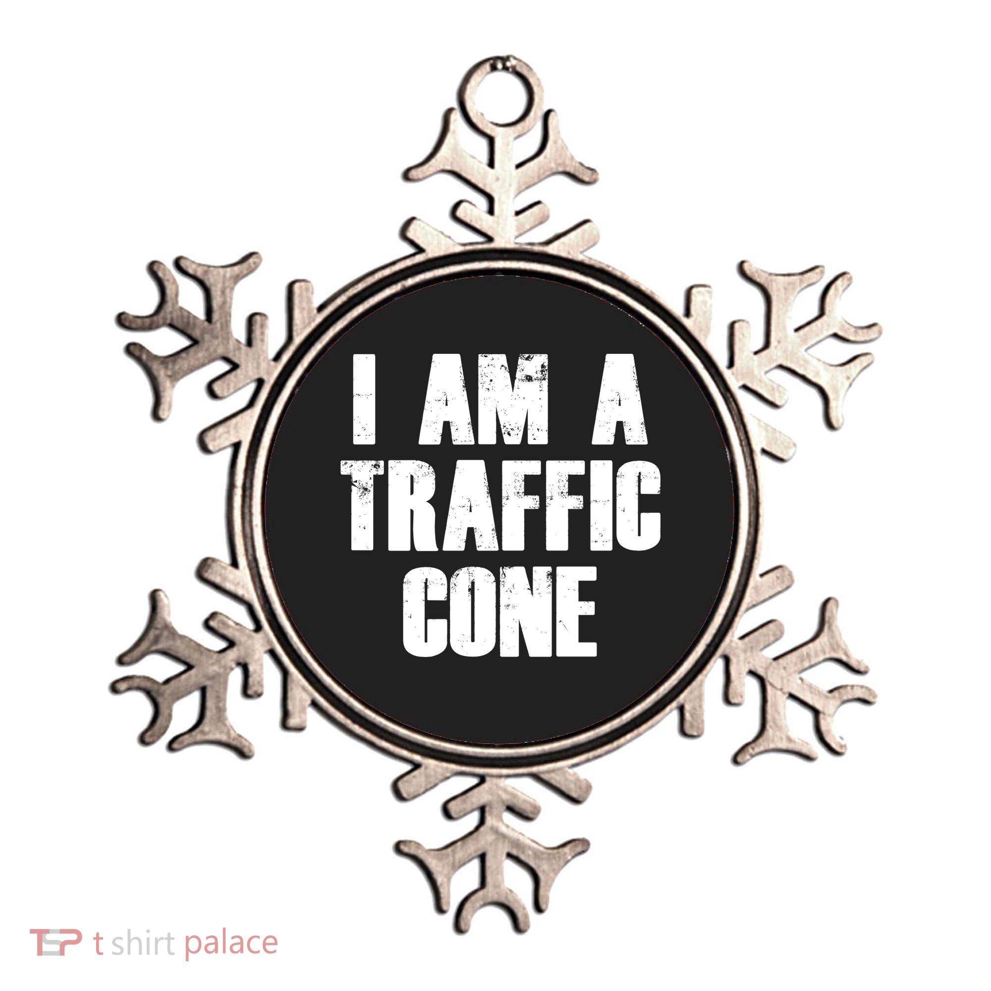 I Am a Traffic Cone Lazy costume Ornament