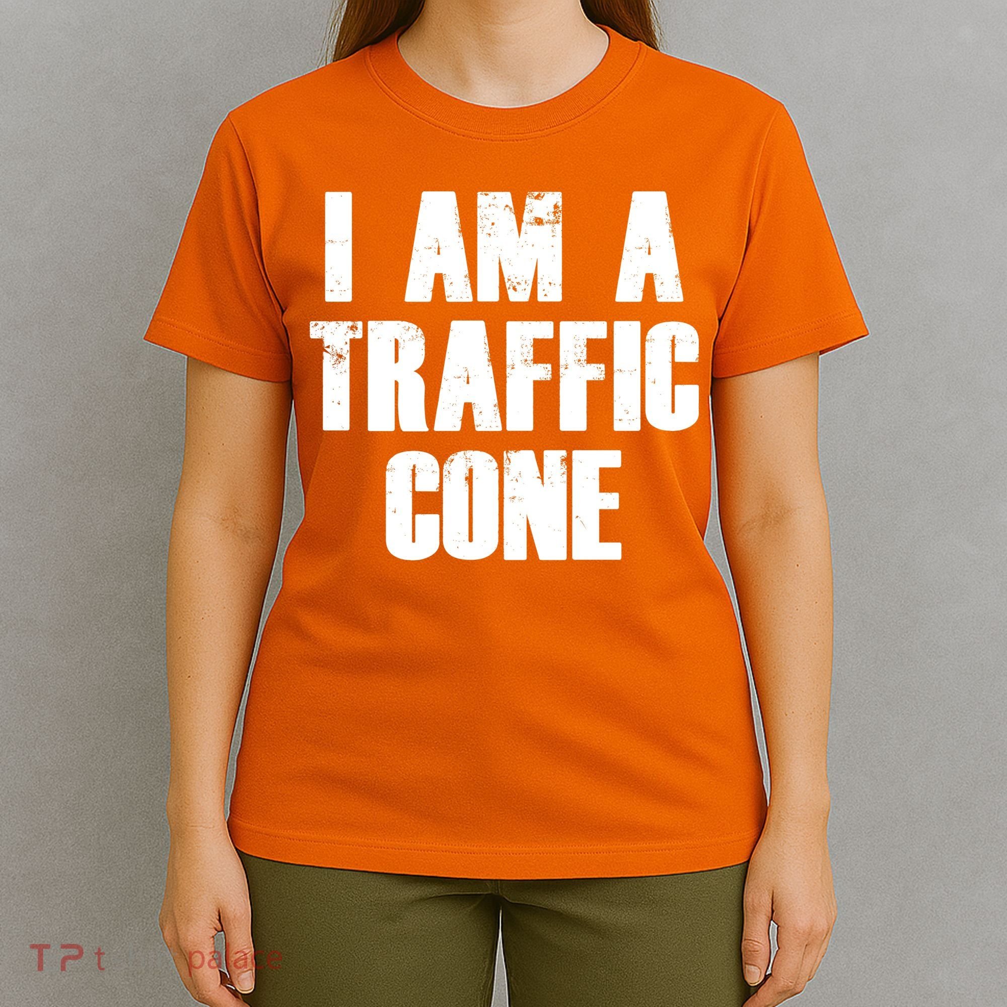 I Am a Traffic Cone Lazy costume T-Shirt