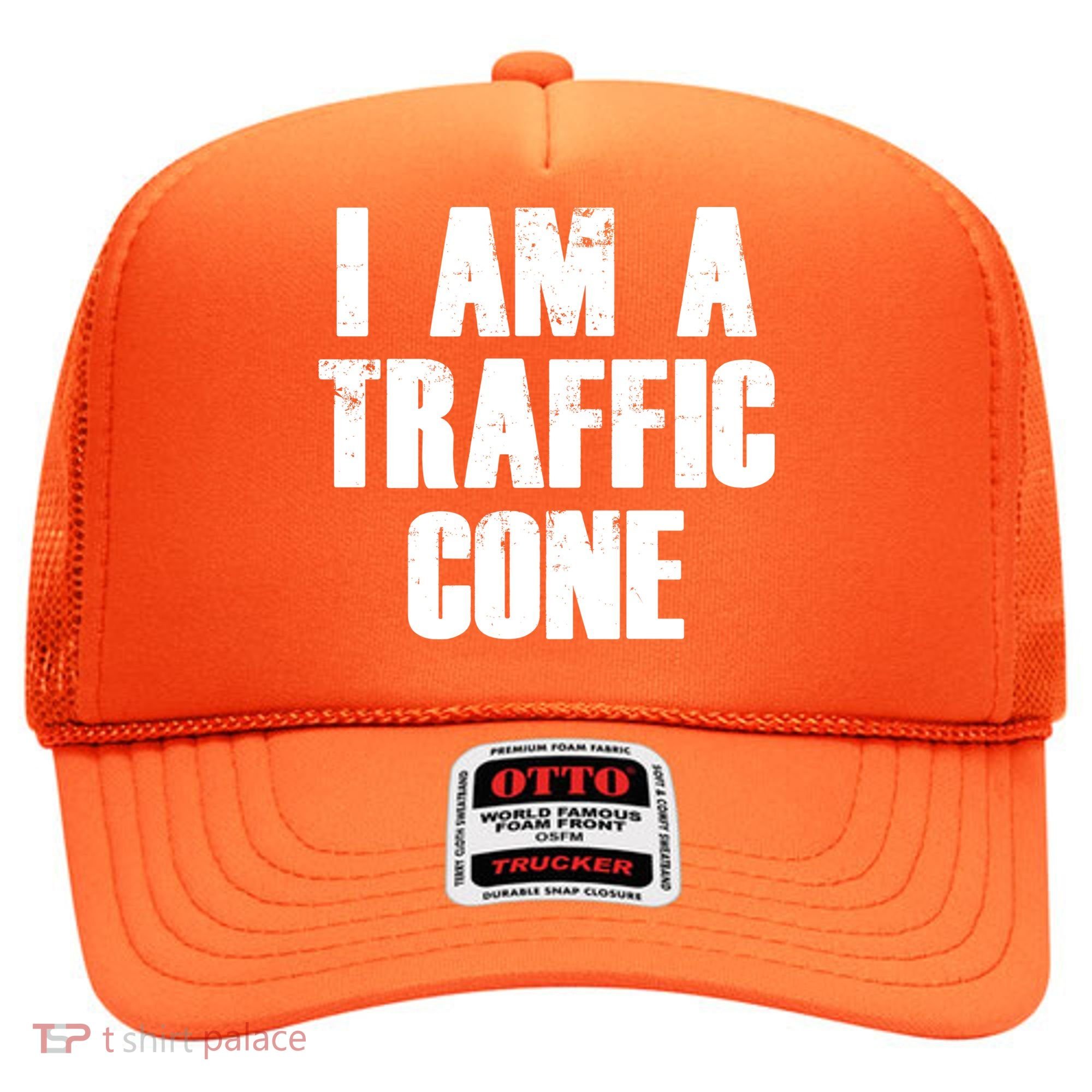 I Am a Traffic Cone Lazy costume Hat