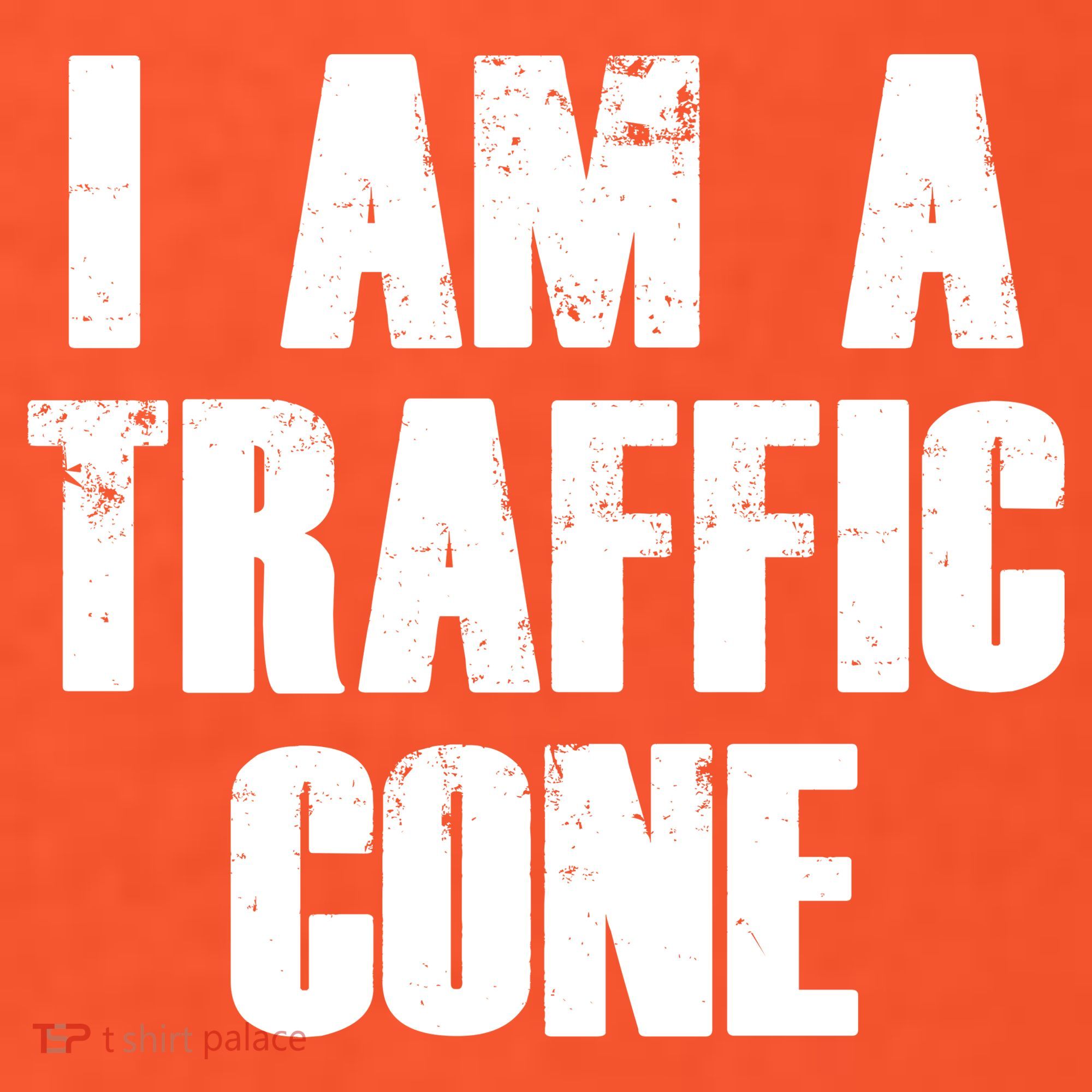 I Am a Traffic Cone Lazy costume Hat