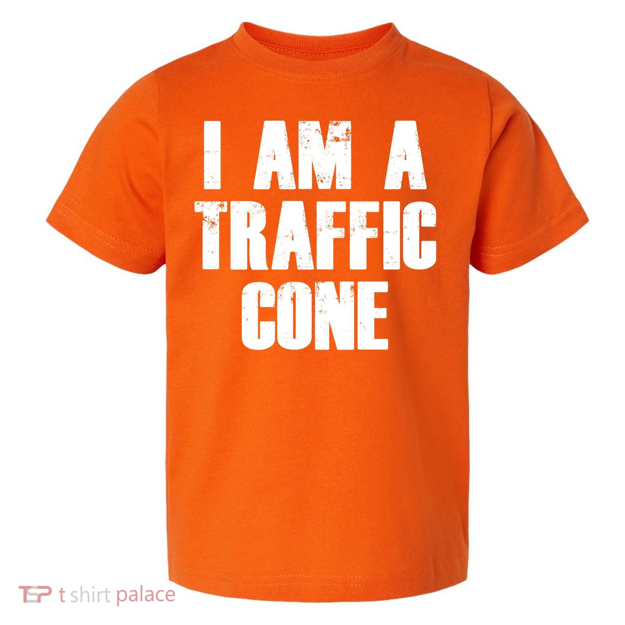 I Am a Traffic Cone Lazy costume Toddler T-Shirt