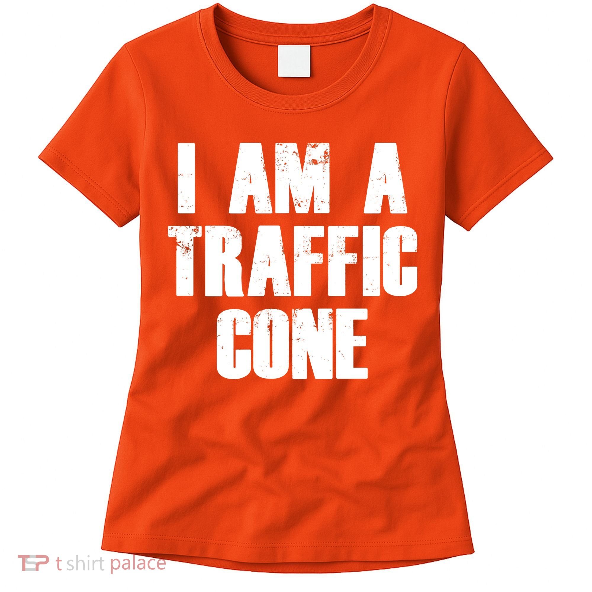 I Am a Traffic Cone Lazy costume Women's T-Shirt
