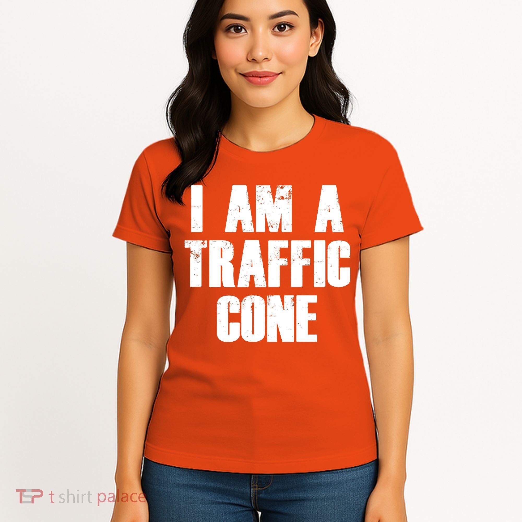 I Am a Traffic Cone Lazy costume Women's T-Shirt