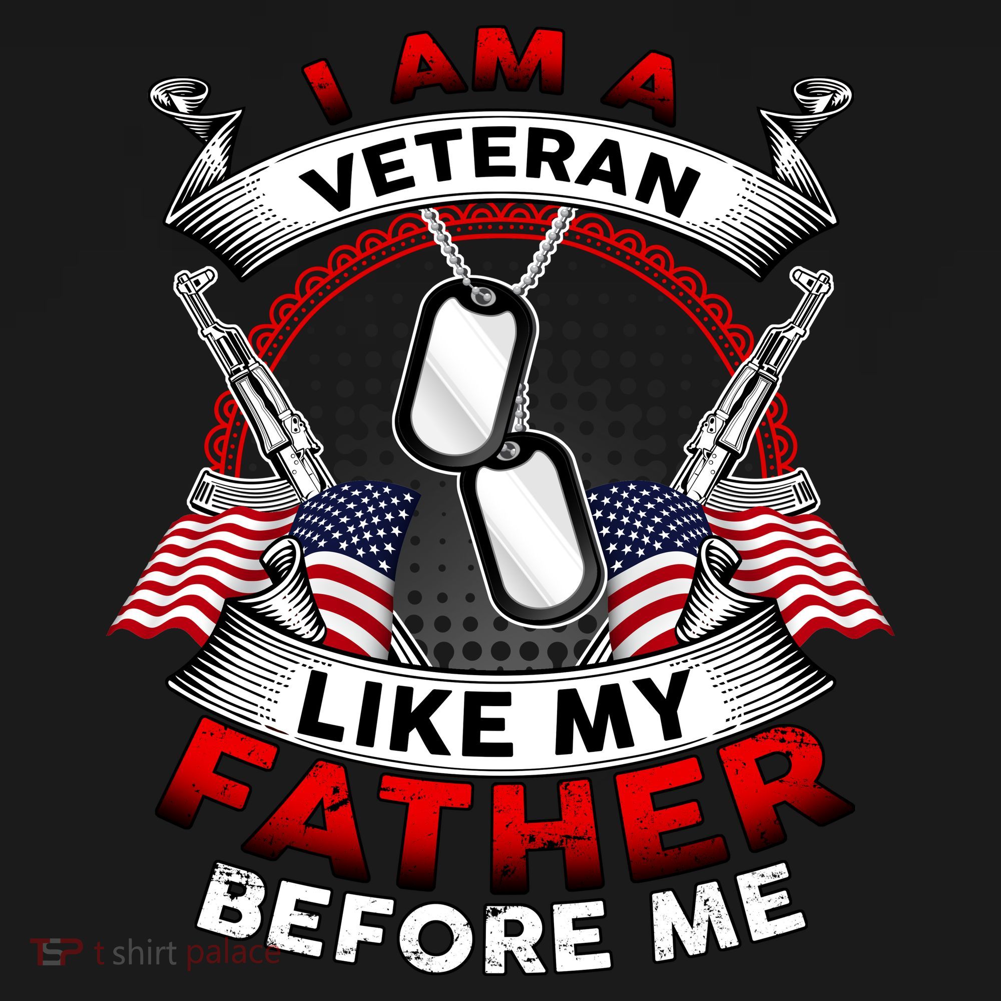 I Am A Veteran Like My Father Before Me Backpack