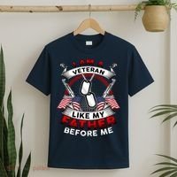I Am A Veteran Like My Father Before Me T-Shirt thumb 2