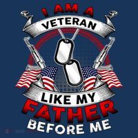 I Am A Veteran Like My Father Before Me Polo thumb 2