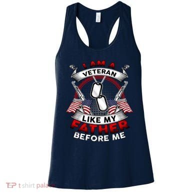 I Am A Veteran Like My Father Before Me Women's Tank Top
