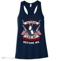I Am A Veteran Like My Father Before Me Women's Tank Top thumb 0