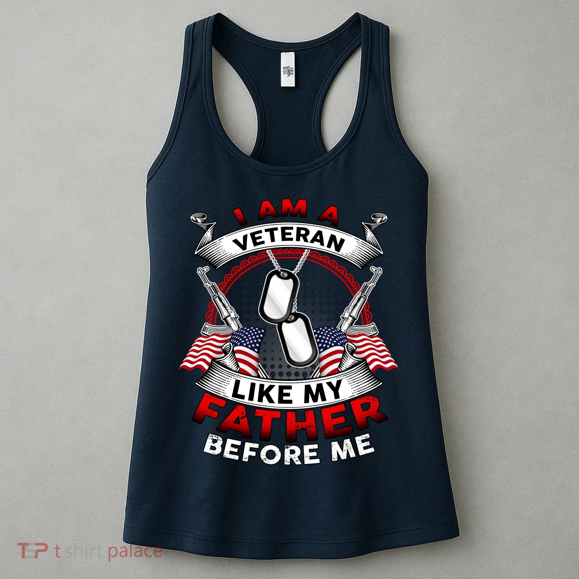 I Am A Veteran Like My Father Before Me Women's Tank Top