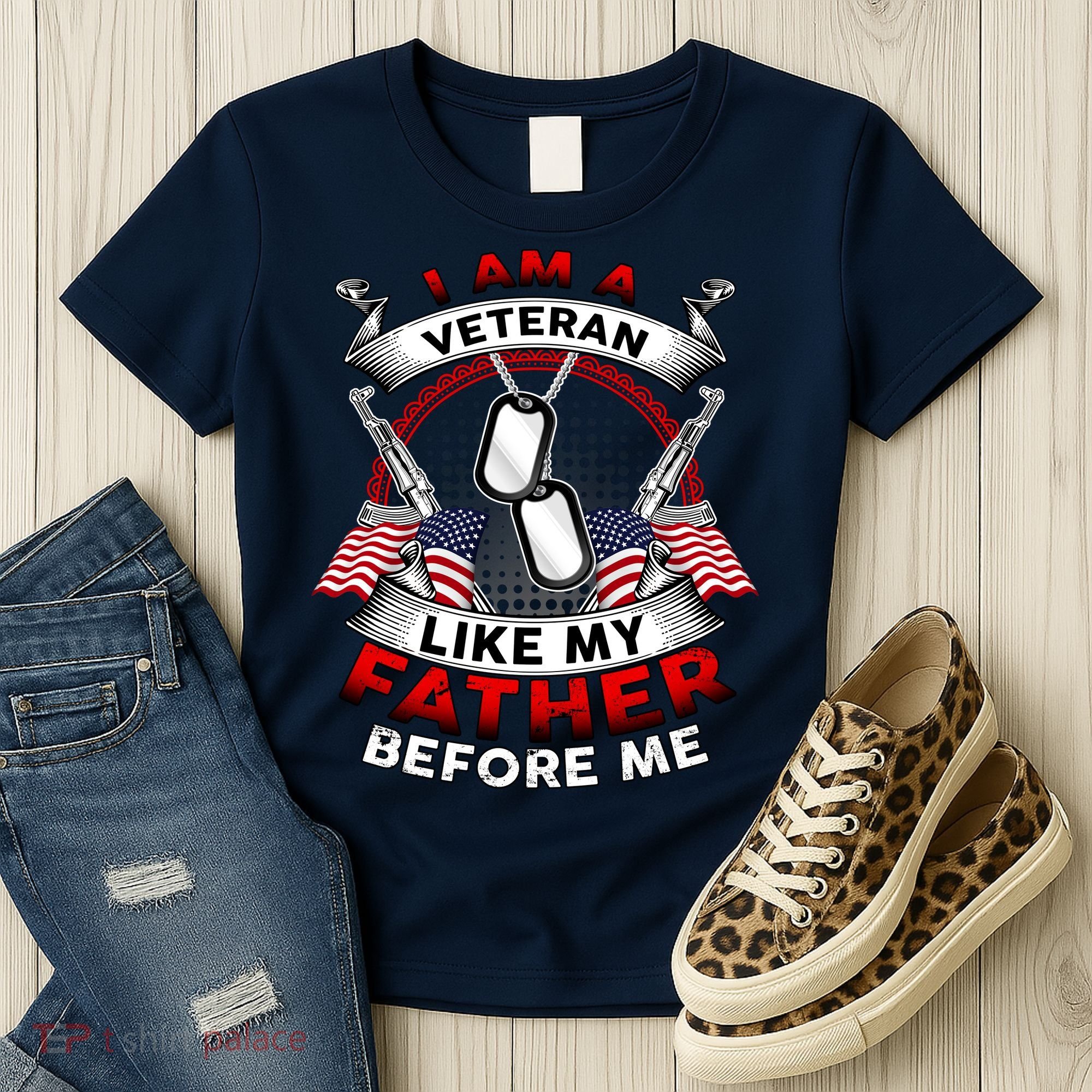 I Am A Veteran Like My Father Before Me Women's T-Shirt