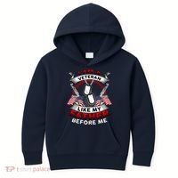 I Am A Veteran Like My Father Before Me Kids Hoodie thumb 0