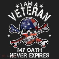 I Am A Veteran My Oath Never Expires Women's Sweatshirt thumb 2