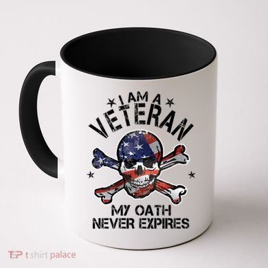 I Am A Veteran My Oath Never Expires Coffee Mug