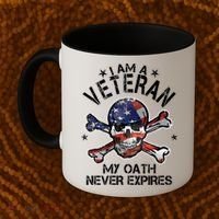 I Am A Veteran My Oath Never Expires Coffee Mug thumb 2
