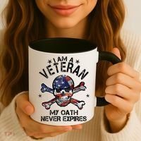 I Am A Veteran My Oath Never Expires Coffee Mug thumb 3