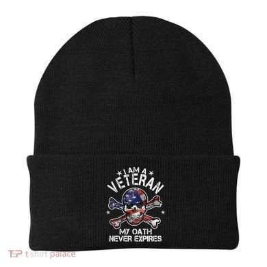 I Am A Veteran My Oath Never Expires Beanie