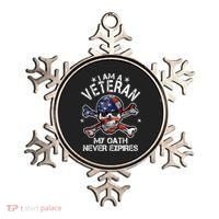 I Am A Veteran My Oath Never Expires Ornament thumb 0