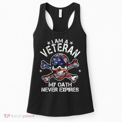 I Am A Veteran My Oath Never Expires Women's Tank Top