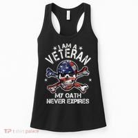 I Am A Veteran My Oath Never Expires Women's Tank Top thumb 0