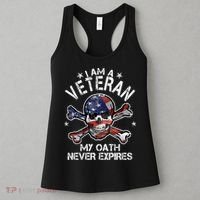 I Am A Veteran My Oath Never Expires Women's Tank Top thumb 3