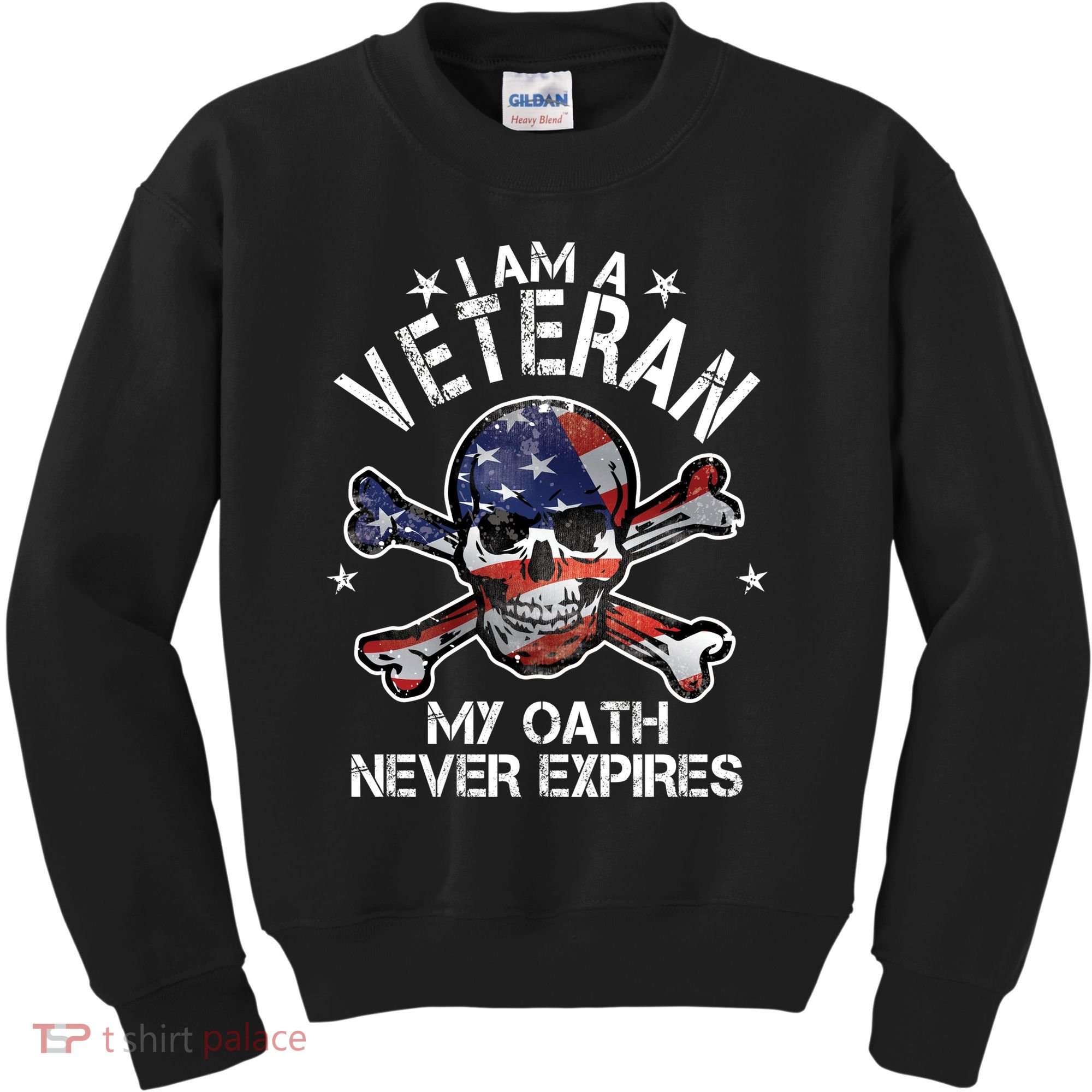 I Am A Veteran My Oath Never Expires Kids Sweatshirt