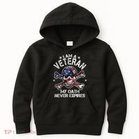 I Am A Veteran My Oath Never Expires Kids Hoodie thumb 0