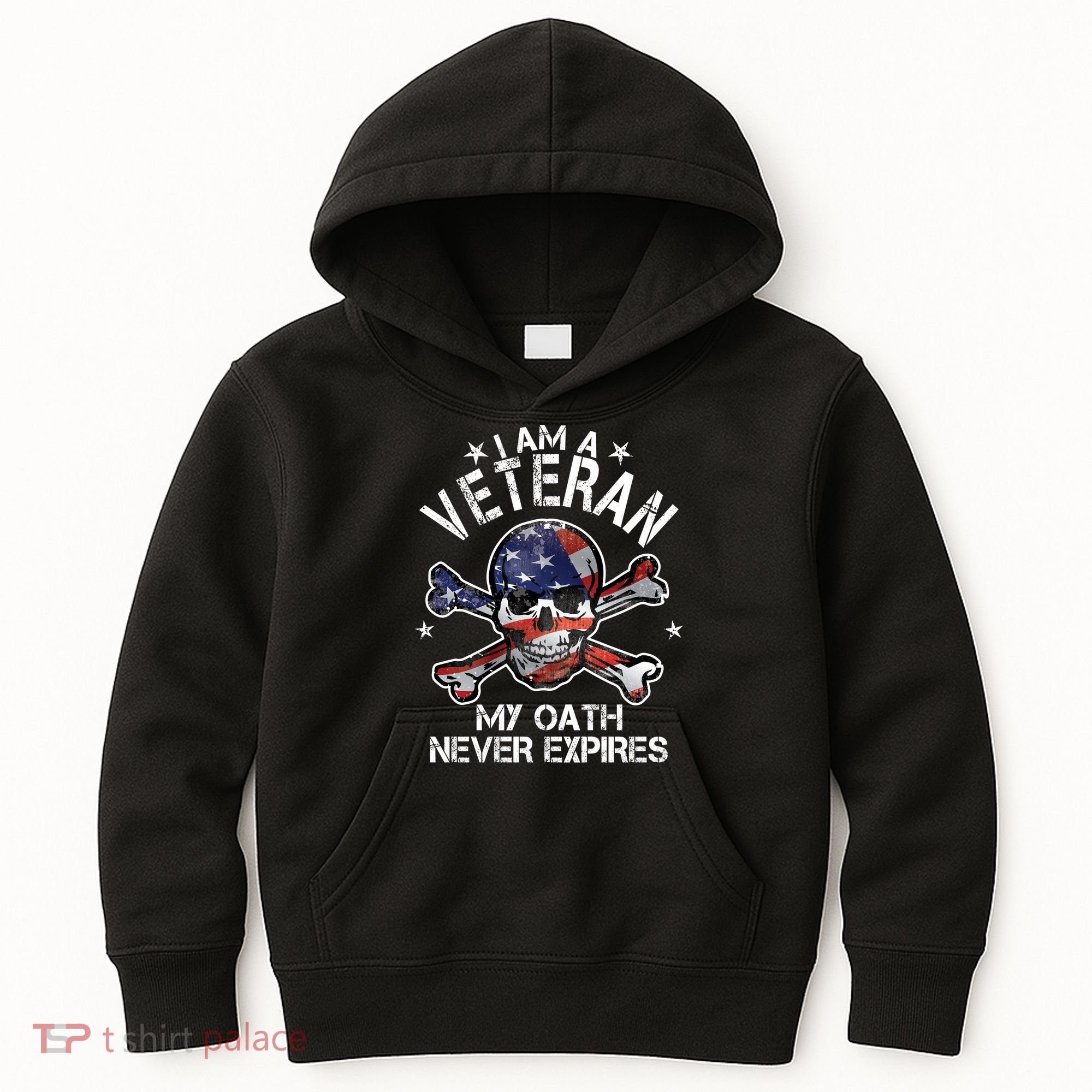 I Am A Veteran My Oath Never Expires Kids Hoodie