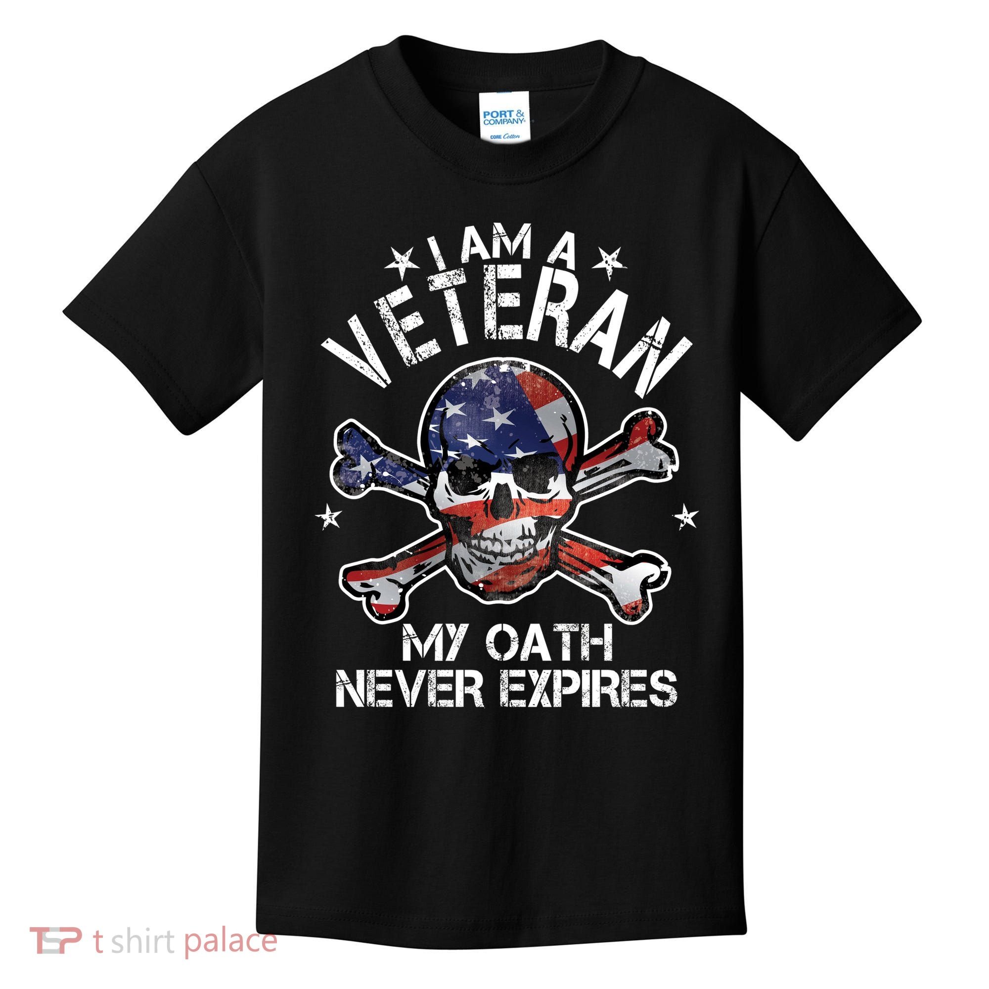 I Am A Veteran My Oath Never Expires Kids T-Shirt