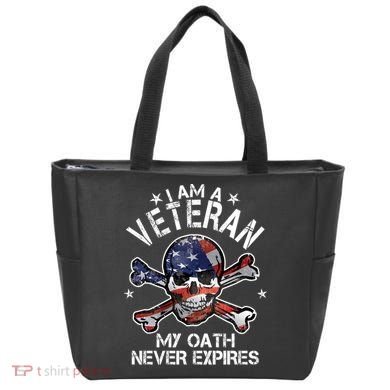 I Am A Veteran My Oath Never Expires Tote Bag
