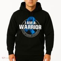 I Am A Warrior Colon Cancer Awareness Hoodie thumb 2