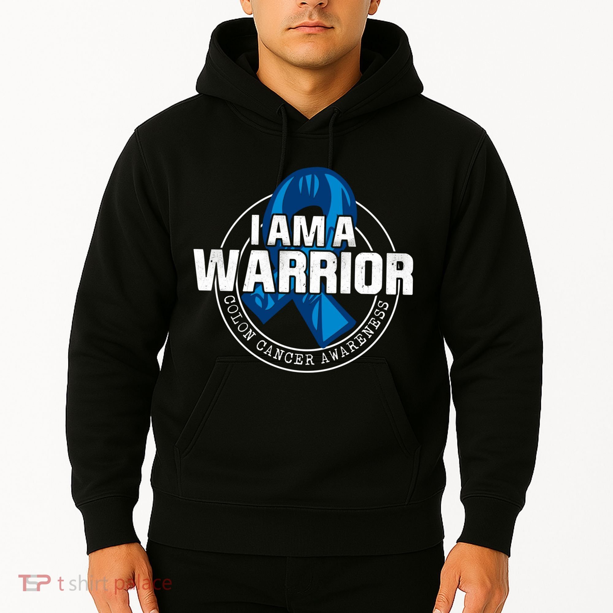 I Am A Warrior Colon Cancer Awareness Hoodie