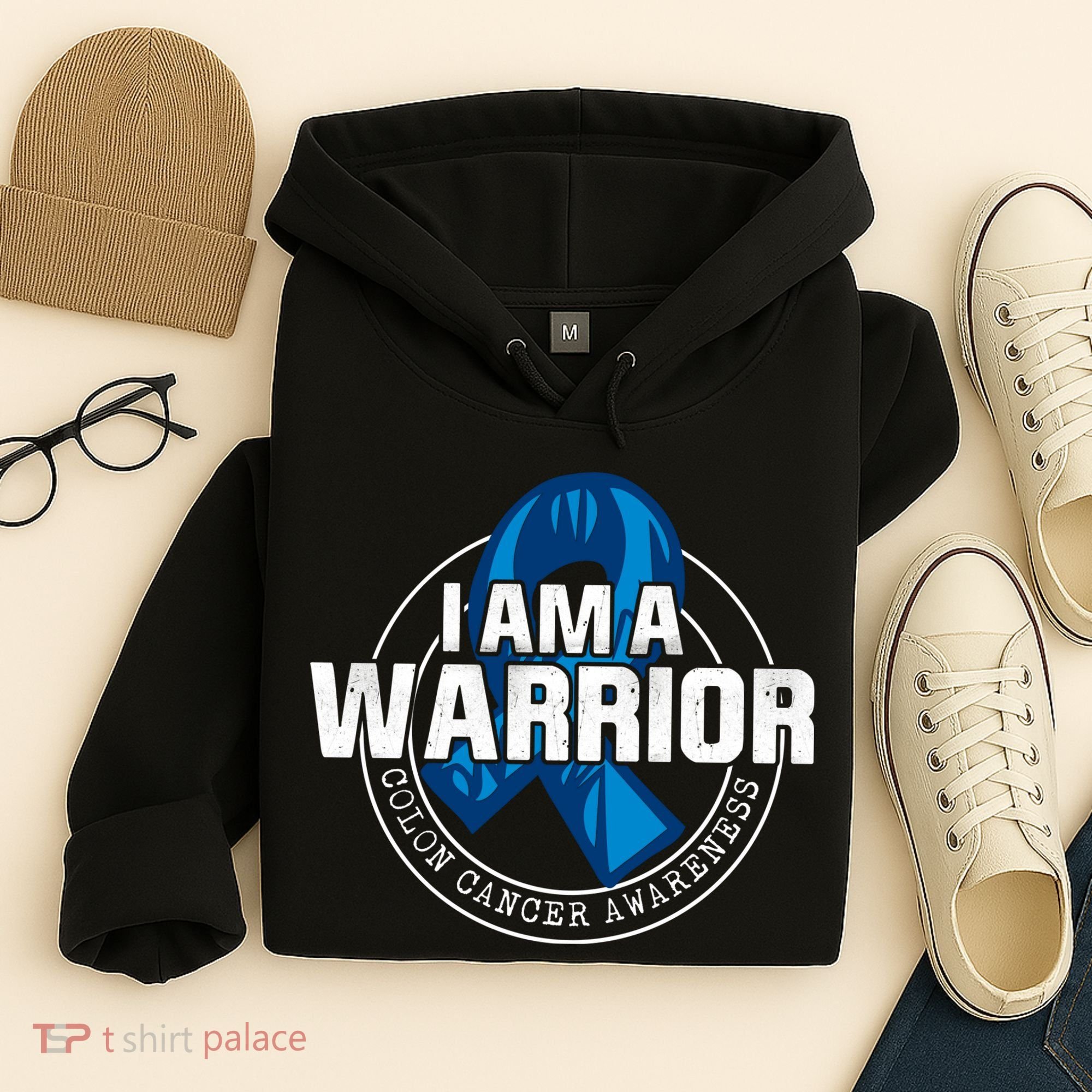 I Am A Warrior Colon Cancer Awareness Hoodie