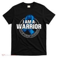 I Am A Warrior Colon Cancer Awareness T-Shirt thumb 0