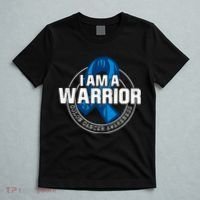 I Am A Warrior Colon Cancer Awareness T-Shirt thumb 5