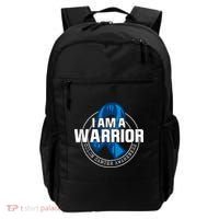I Am A Warrior Colon Cancer Awareness Backpack thumb 0