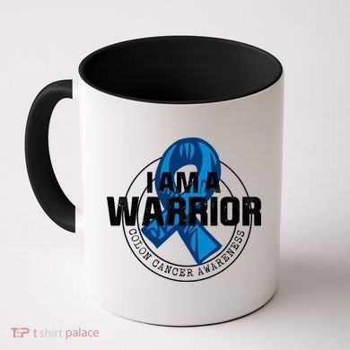 I Am A Warrior Colon Cancer Awareness Coffee Mug