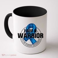 I Am A Warrior Colon Cancer Awareness Coffee Mug thumb 0